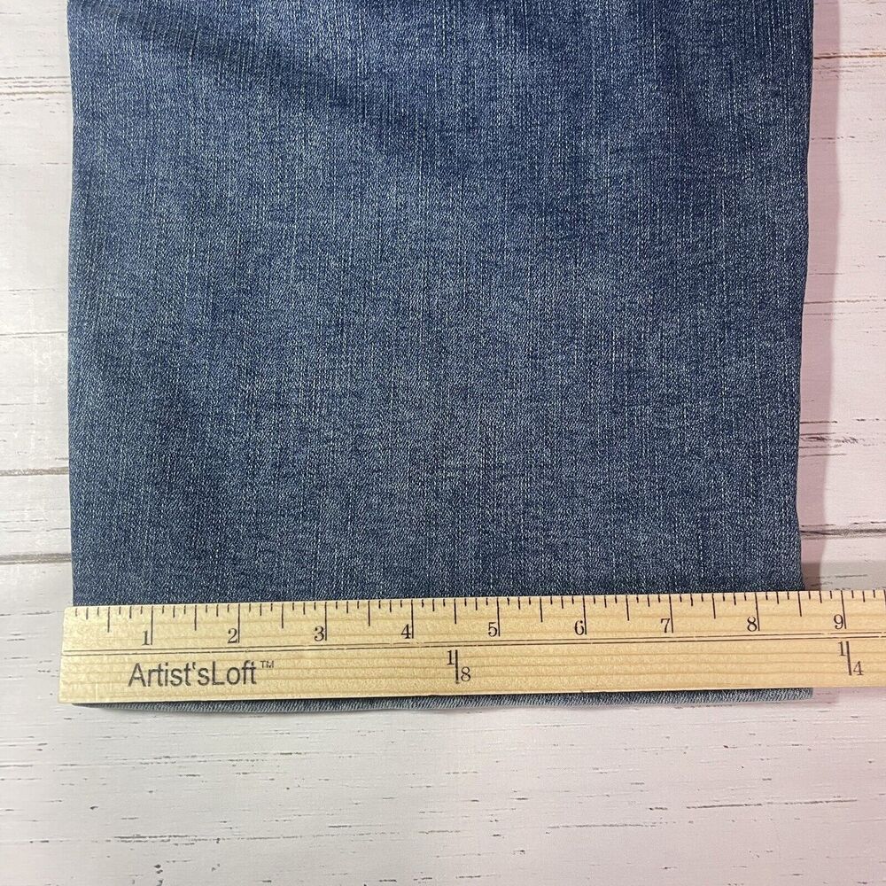NYDJ Jeans Womens 24W Blue Loire Chloe Capri Slit Hem Lift Tuck Tech MSRP $89 - Picture 12 of 16